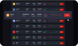 تداول العقود الآجلة للعملات الرقمية سهل الاستخدام للمبتدئين، بدون الحاجة إلى  إجراء KYC