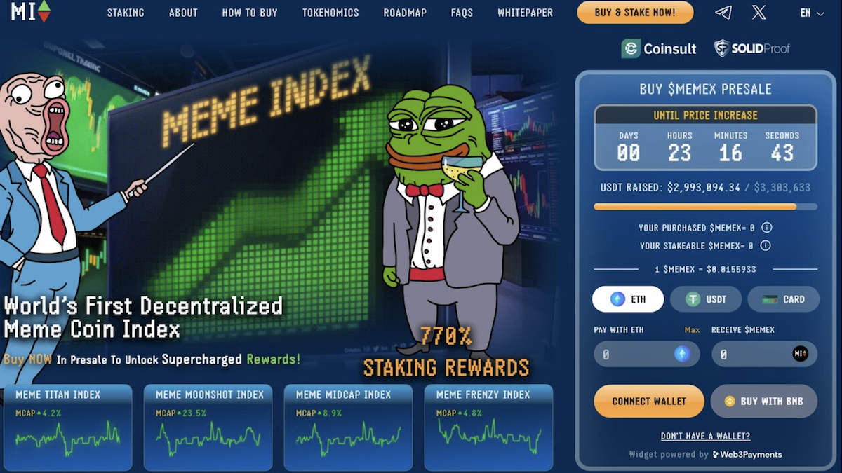pré-venda meme index