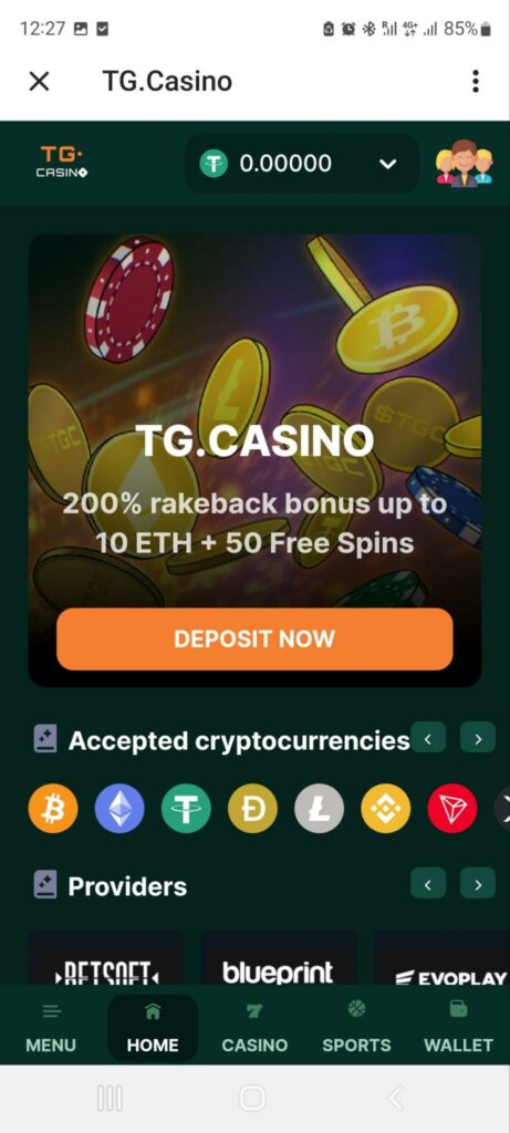 TG.Casino – Cassino Telegram licenciado com token de recompensa nativo