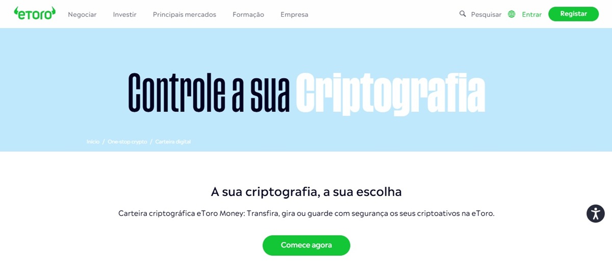 Toro Money - Carteira de CriptomoedaseToro