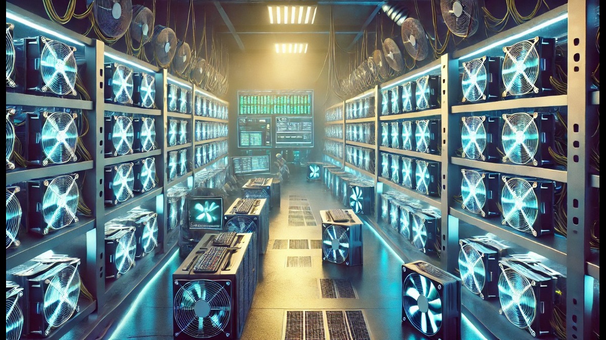 Quintas de mineração de cripto