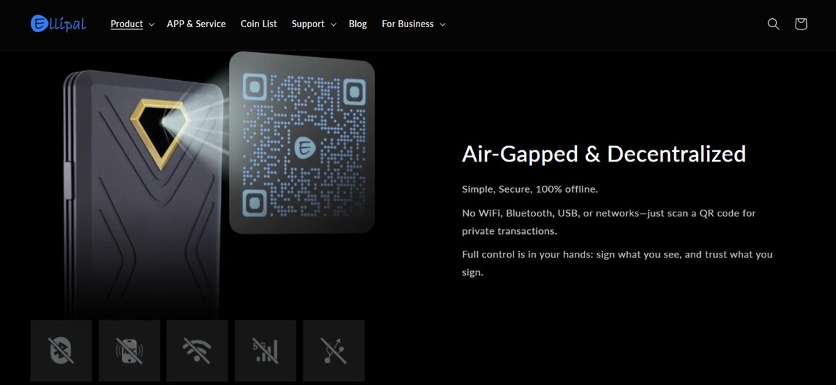 Ellipal é uma das melhores carteiras de Hardware compatíveis com DeFi