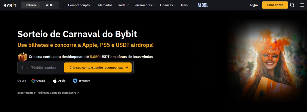 Bybit oferece grande variedade de ferramentas
