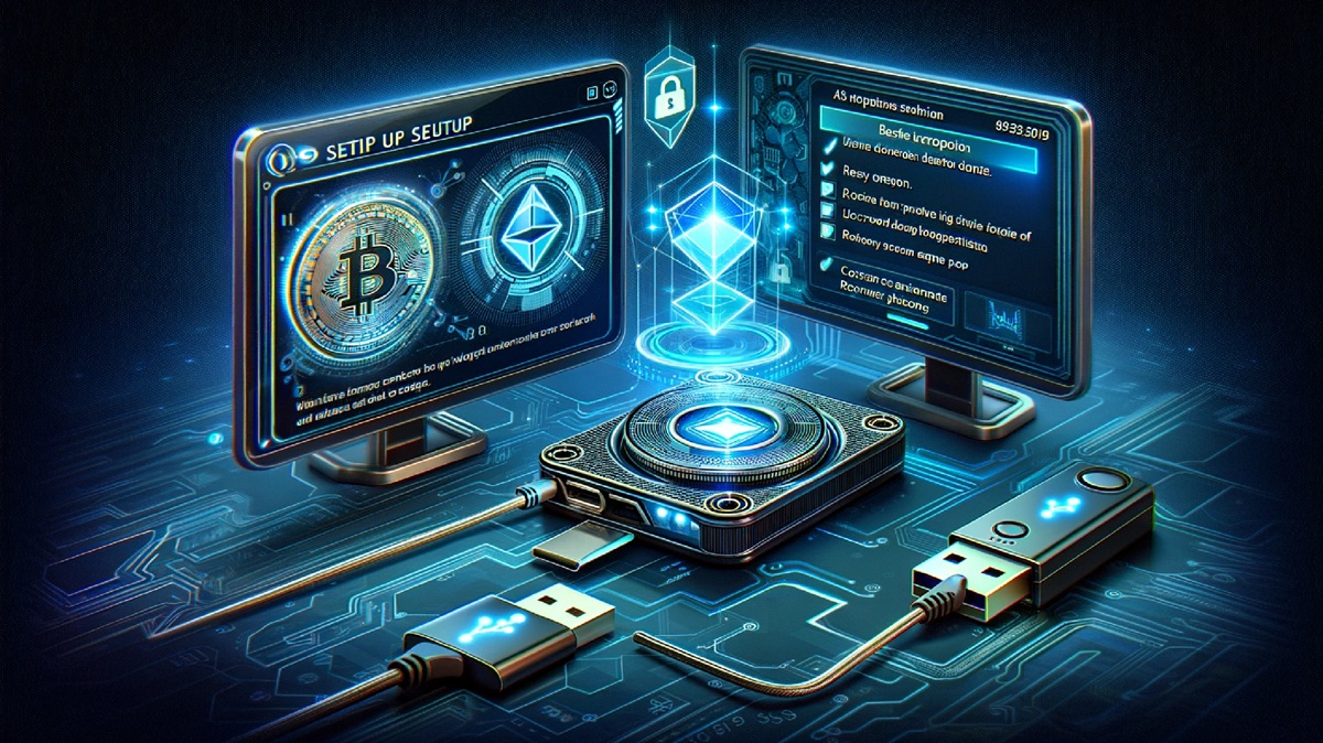 configuração de cripto wallets.