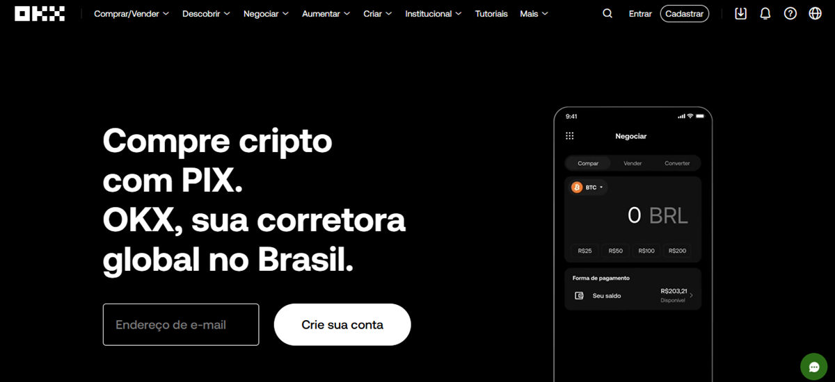 OKX tem opções diversas de operações em futuros