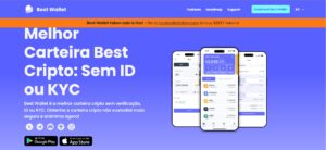 Imagem com a pagina inicial da carteira Best Wallet