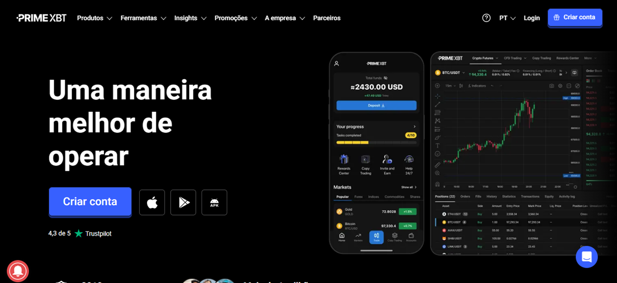 opção copy trading