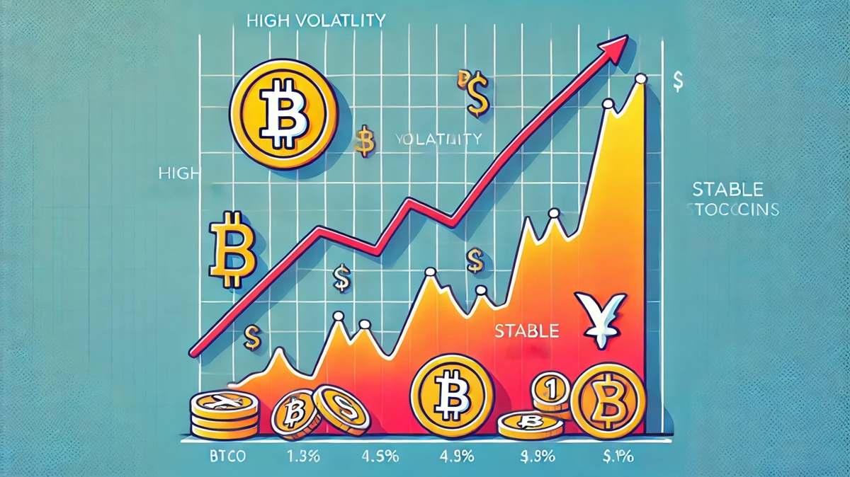 Alta volatilidade do mercado cripto e as stablecoins