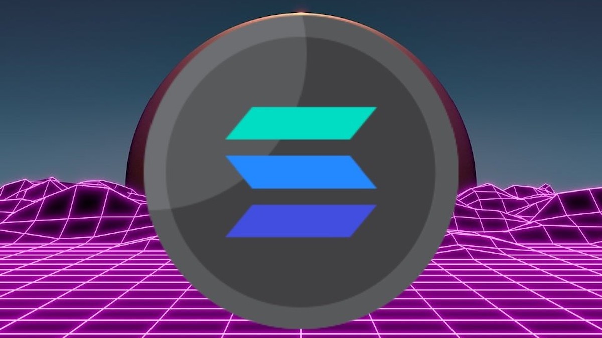 Imagem que representa o símbolo das criptomoedas Solana