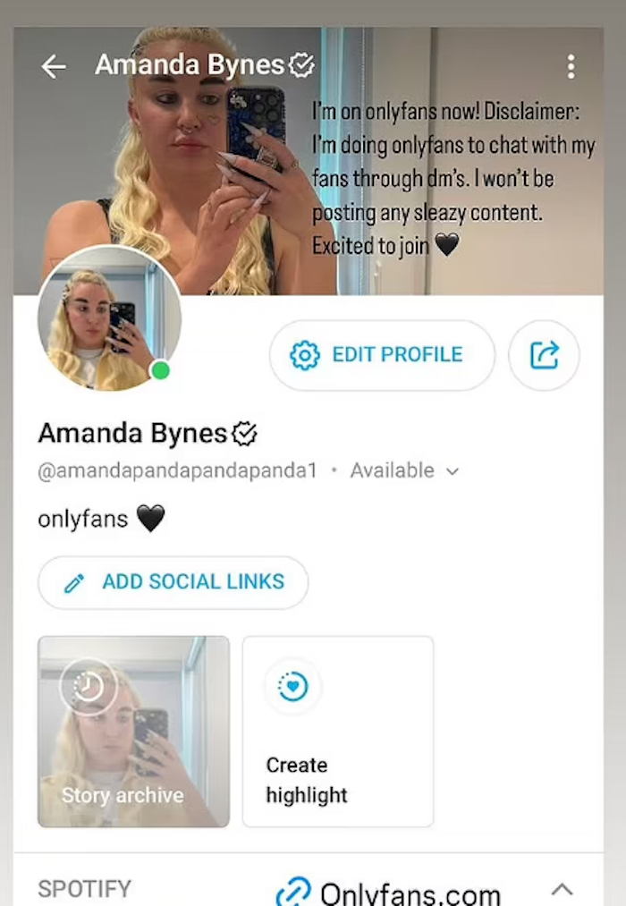 Amanda Bynes entrou no OnlyFans