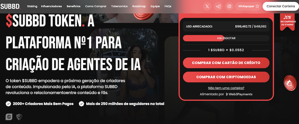 criptomoedas de inteligência artificial: SUBDD