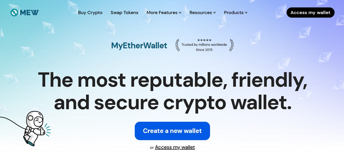 MyEtherWallet é uma carteira ERC20 open source