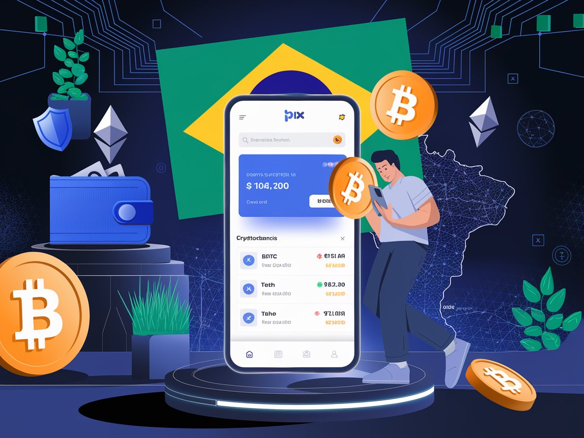 Detalhes sobre como comprar cripto com Pix - passo a passo