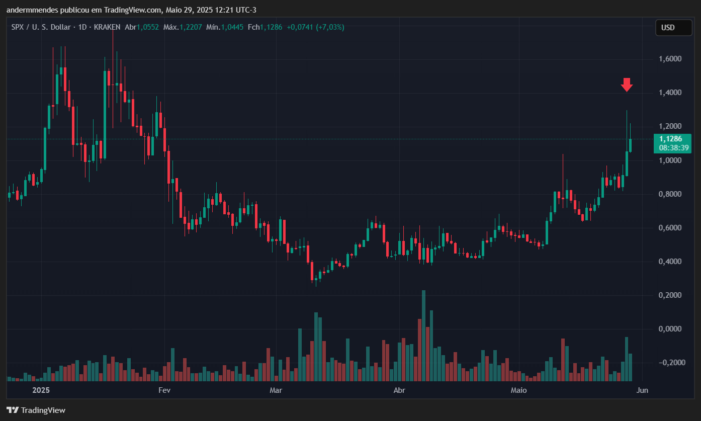 Gráfico do SPX6900 (SPX) no TradingView