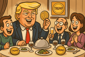 Trump - jantar cripto