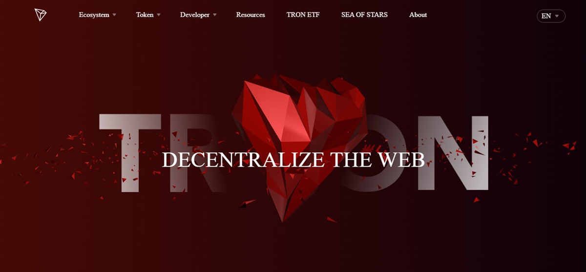 Tron é a 10ª criptomoedas no ranking de tokens em capitalização de mercado