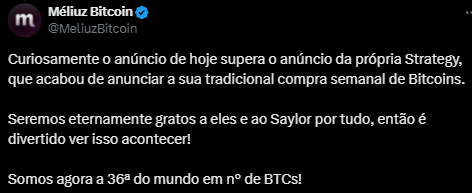 Fonte: X