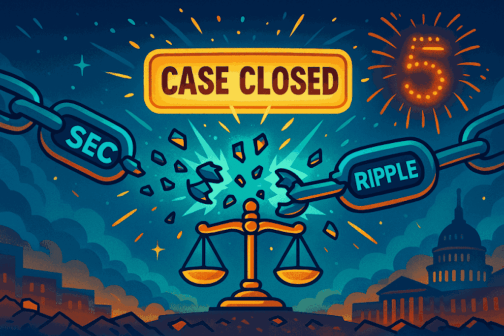 Ripple e SEC desistem de apelações na Justiça e encerram batalha de cinco anos