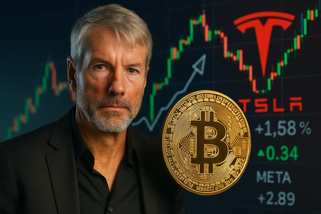 Ações da MicroStrategy disparam 126% em um ano e superam Tesla, Meta e BTC
