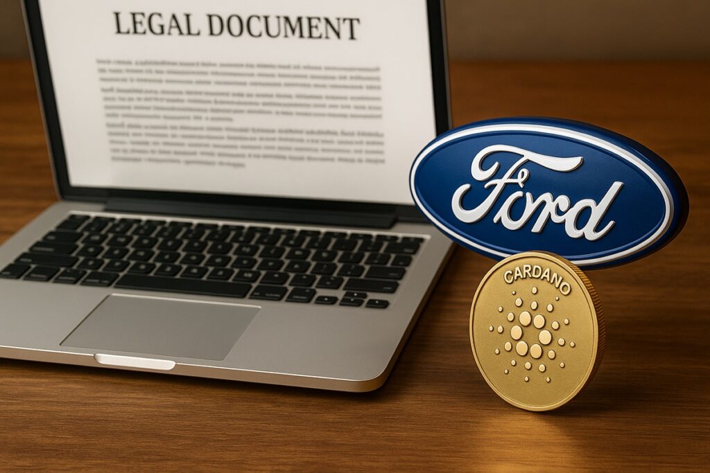 Ford aposta na blockchain da Cardano para armazenar documentos jurídicos