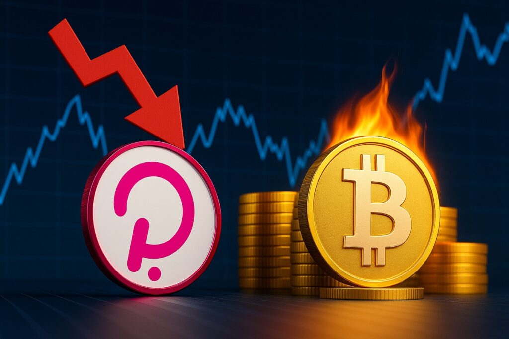 Polkadot hoje: rede aposta em Bitcoin como reserva para evitar colapso do DOT