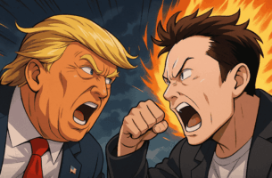 o impacto do confronto entre musk e trump no mercado cripto