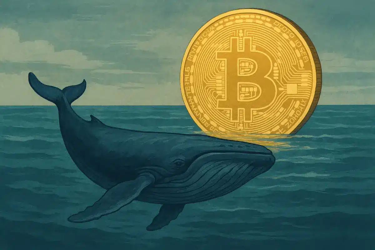 Baleia de Bitcoin antigo move 8,6 mil milhões: será que vem aí uma venda massiva?
