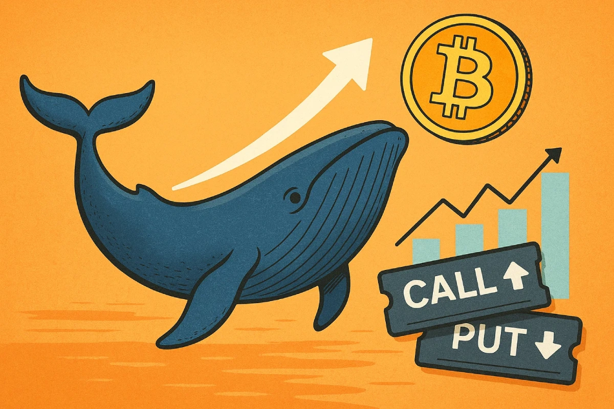 Baleia arrisca milhões em opções visando BTC a 200 mil dólares - 99Bitcoins  Brasil