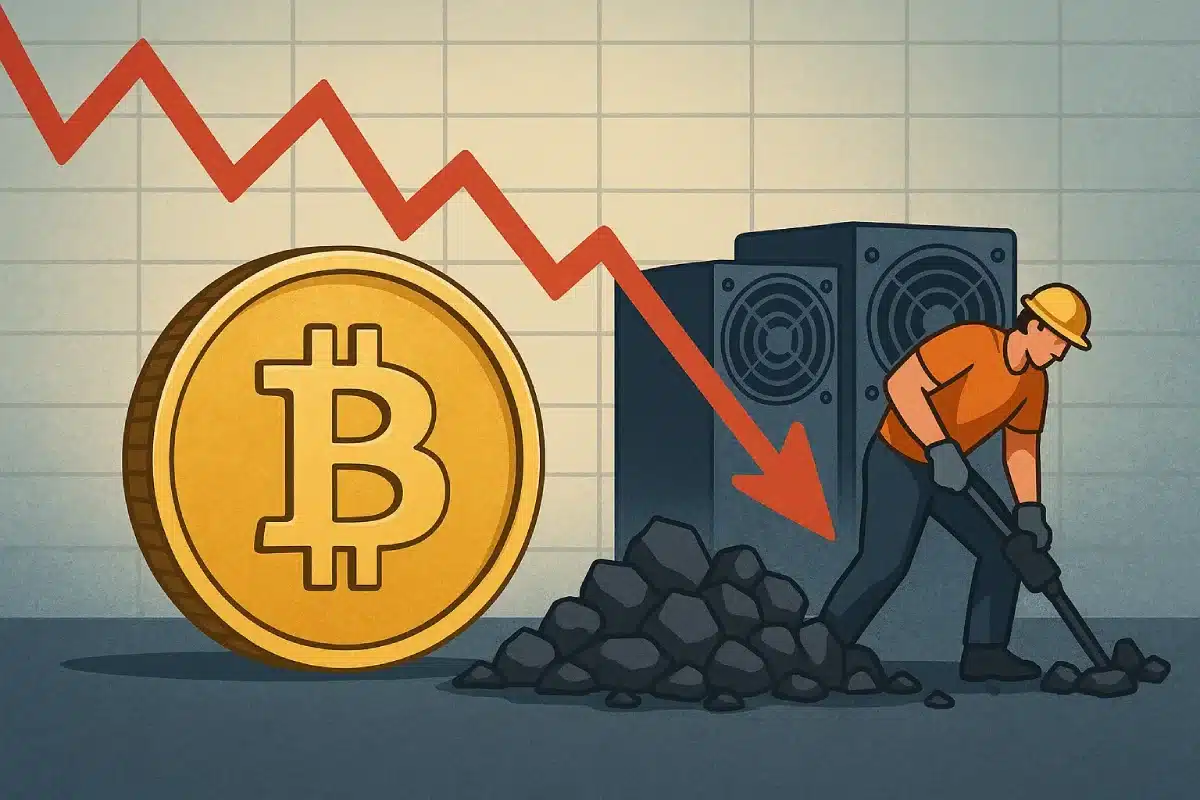 Pullback temporário no Bitcoin: impacto da pressão dos mineiros