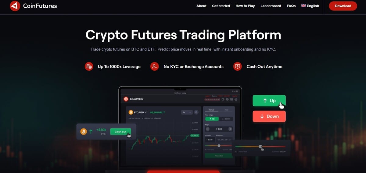 CoinFutures é a mais nova opção para contratos futuros de BTC e ETH