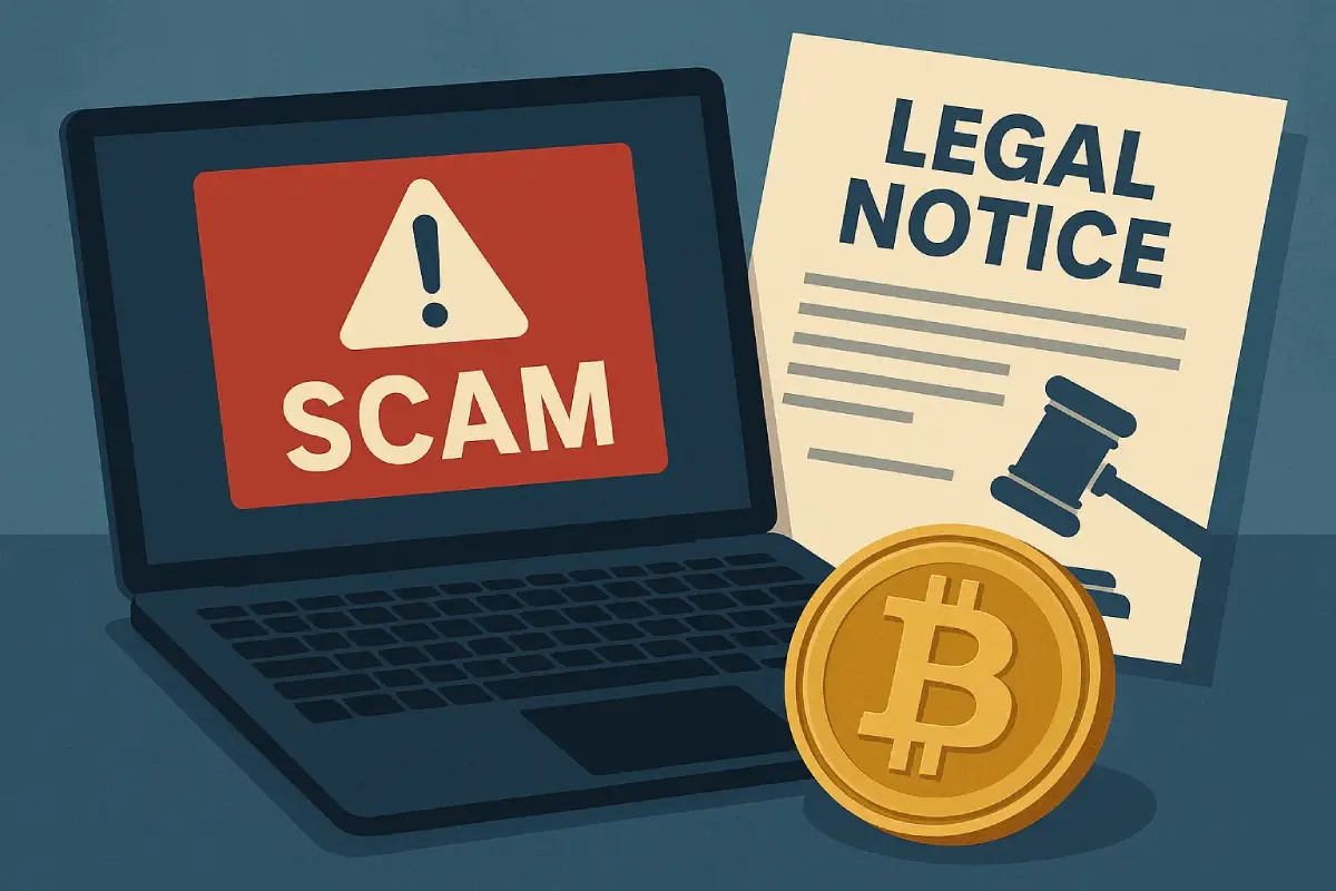 Novo golpe visa carteiras inativas: falsos avisos legais tentam roubar criptoativos