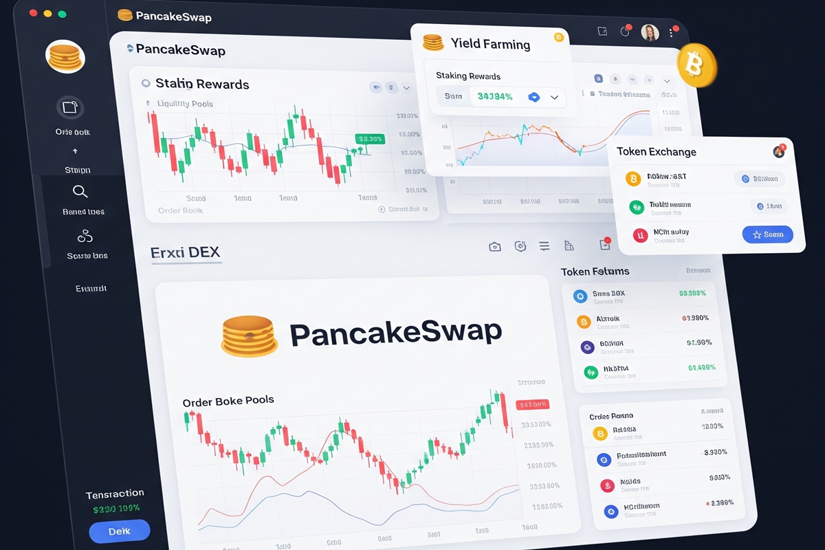 PancakeSwap lidera DEXs com US$ 5 bilhões em CAKE e revive cena meme