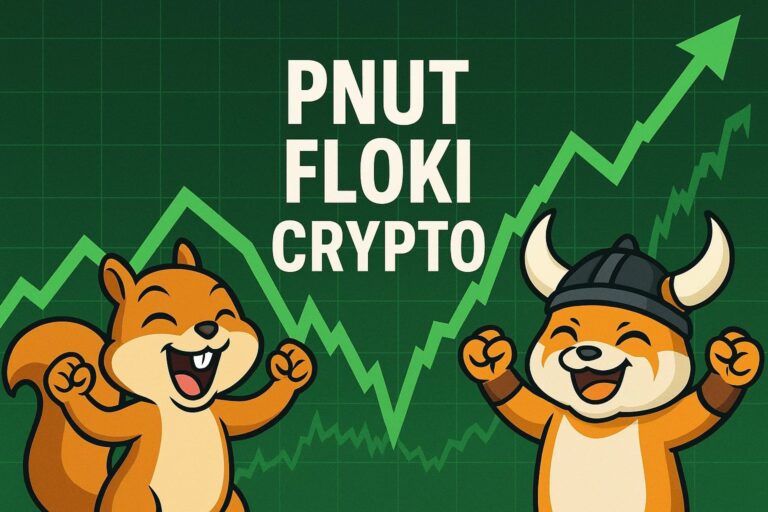 Pnut e Floki de volta ao jogo: moedas meme de animais continuam a brilhar