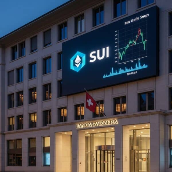 Banco suíço amplia suporte regulado para token SUI da blockchain Sui