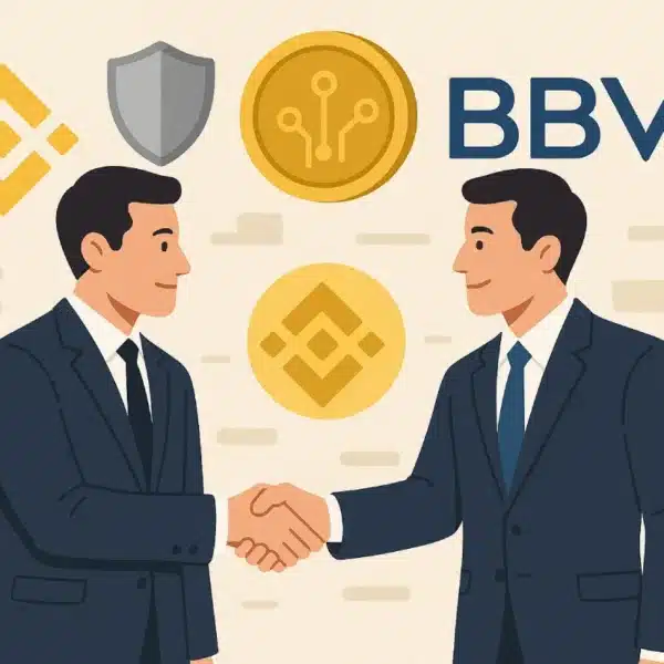 Parceria inédita: Binance faz acordo com o BBVA para manter ativos digitais