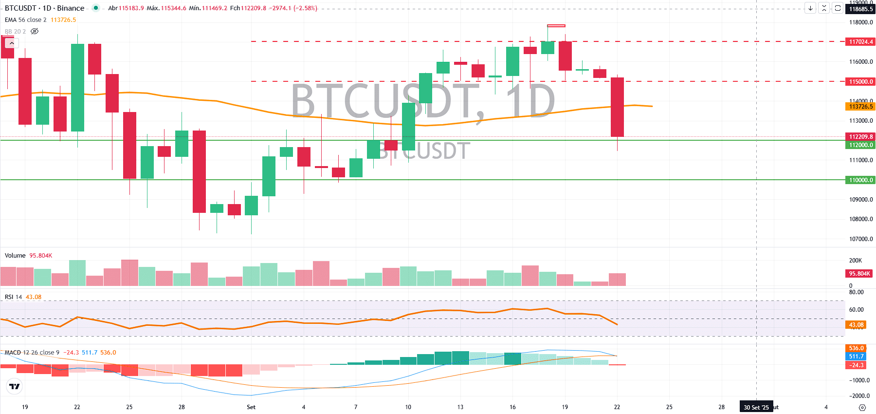 BTC desaba e setor cripto sangra. E agora? Bitcoin hoje (22/09) -  99Bitcoins Brasil