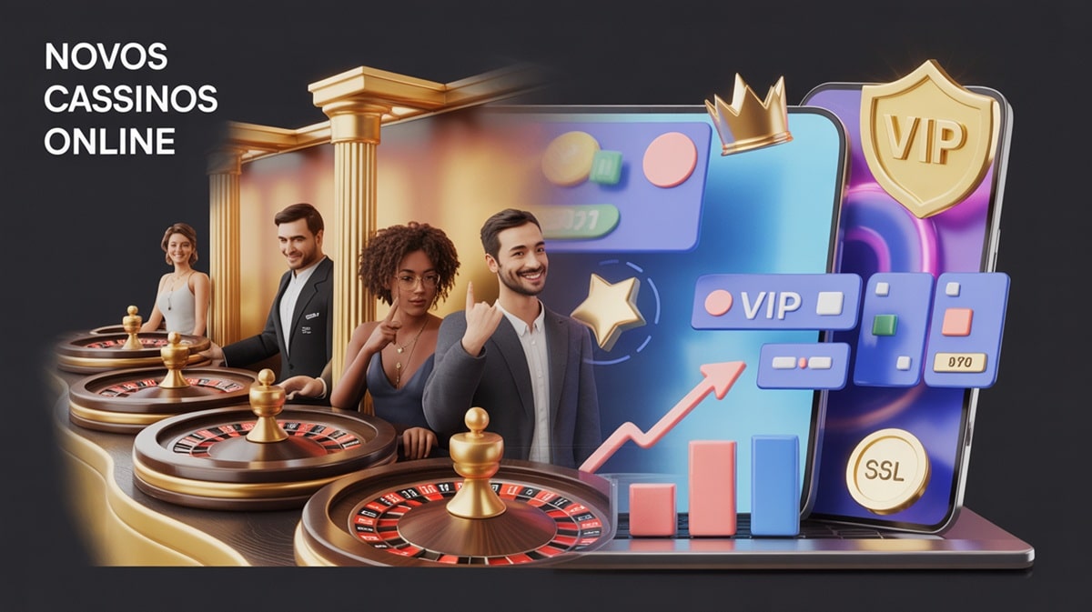 Novos cassinos online trazem inovação, bônus altos, jogos exclusivos, integrações cripto e pagamentos via Pix