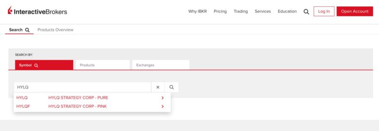 Selecione o Ticker HYLQ corretamente para negociar na Canadian Securities Exchange (CSE)