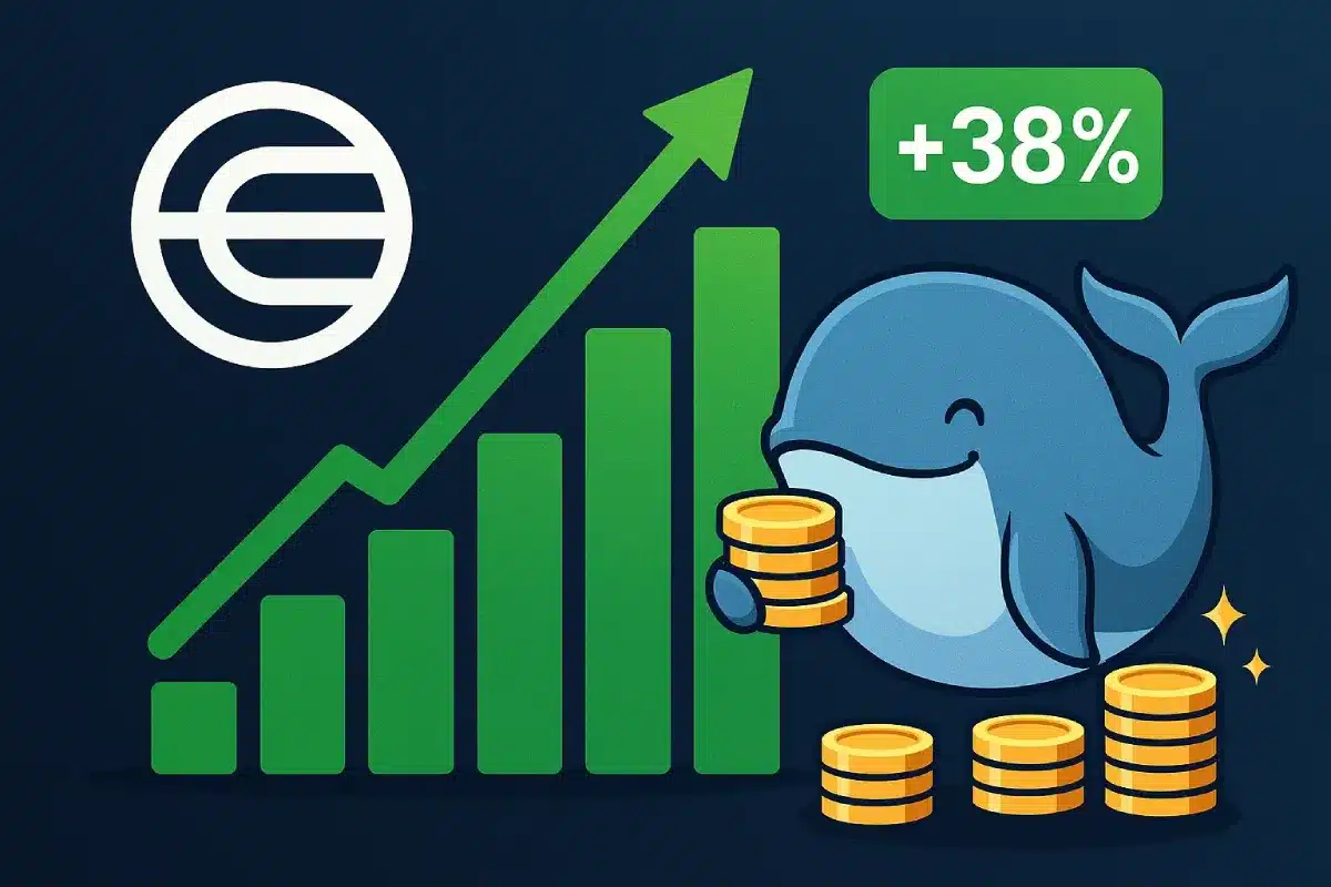 Worldcoin (WLD) com valorização semanal de 38% e baleias a reforçar posições