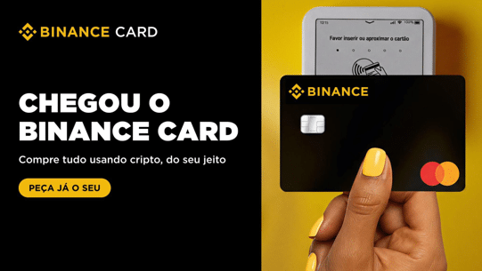 Imagem de divulgação do cartão da Binance
