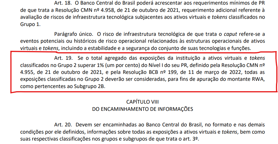 Trecho da consulta pública 126, do BC