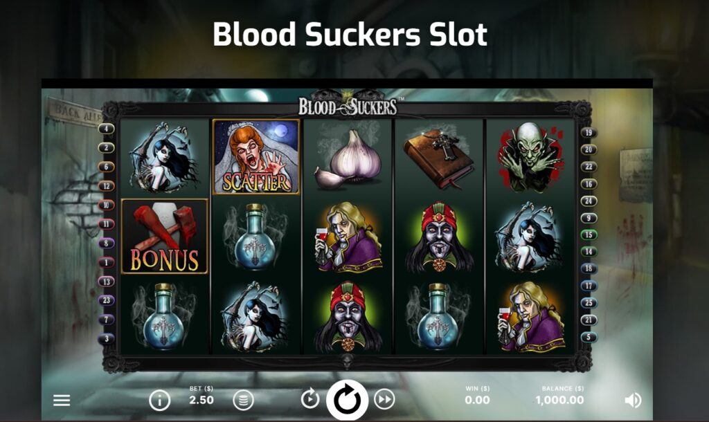 Blood Suckers é um clássico da NetEnt
