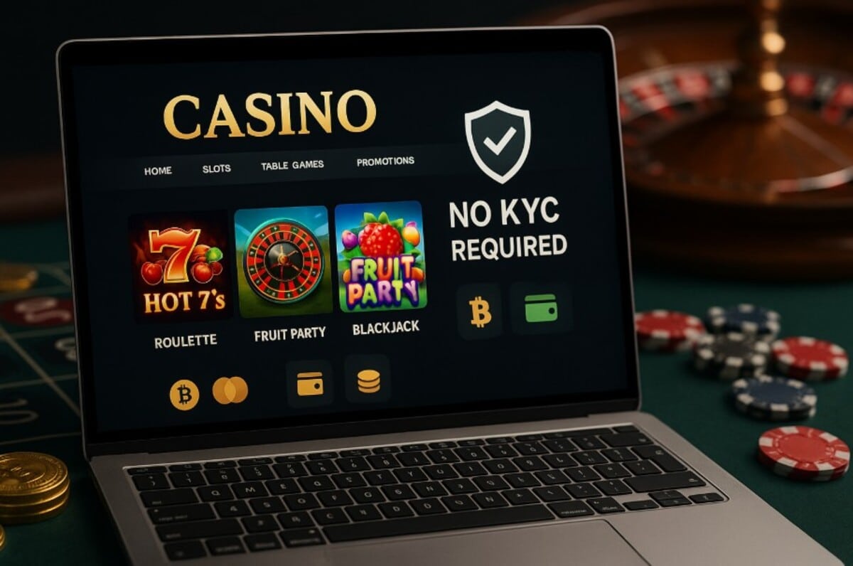 Cassinos cripto sem KYC são plataformas que não exigem o envio de documentos ou processos de verificação de identidade