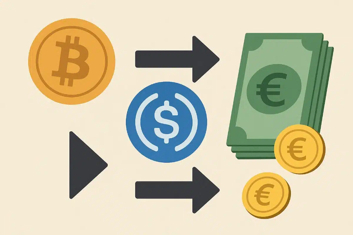 AT clarifica: criptoativos em USDC só são tributados com passagem a euros