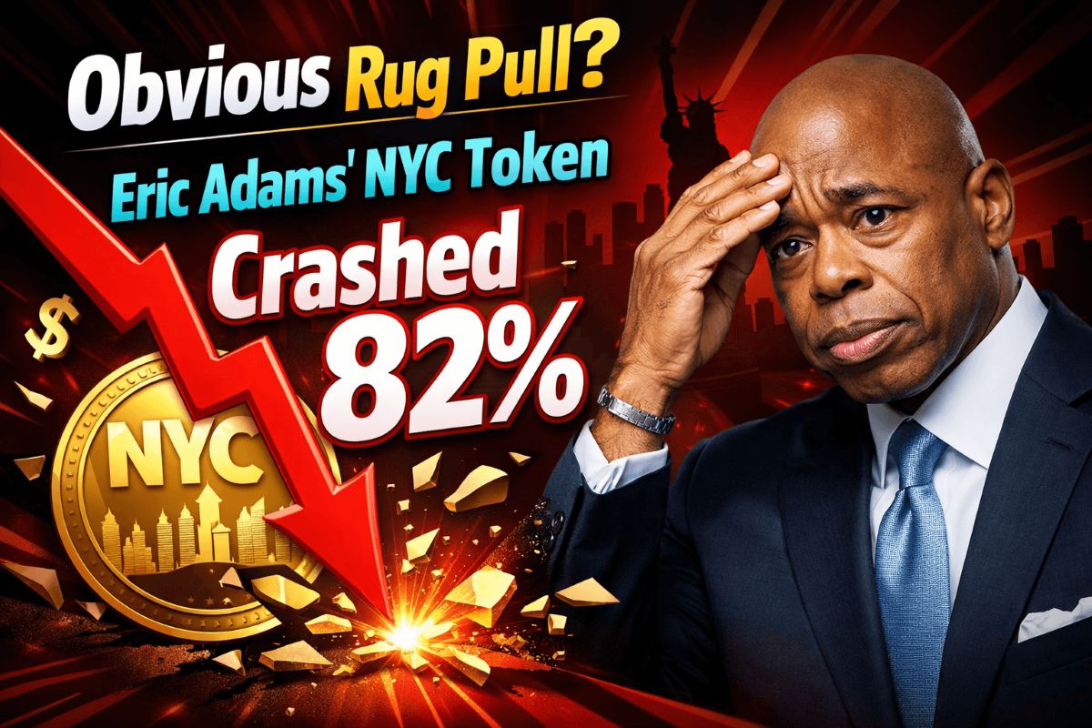 É golpe? Tudo que se sabe sobre o token NYC de Eric Adams, que caiu 82%