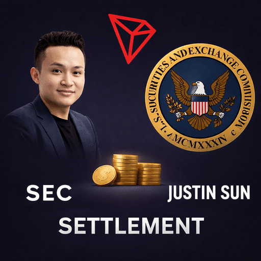 SEC se move para fechar acordo de US$ 10 milhões no caso Justin Sun: a cripto Tron vai reagir?