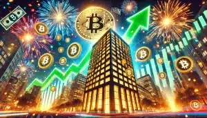 Kursfeuerwerk nach Bitcoin-Kauf