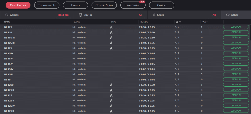 Coinpoker texas hold em