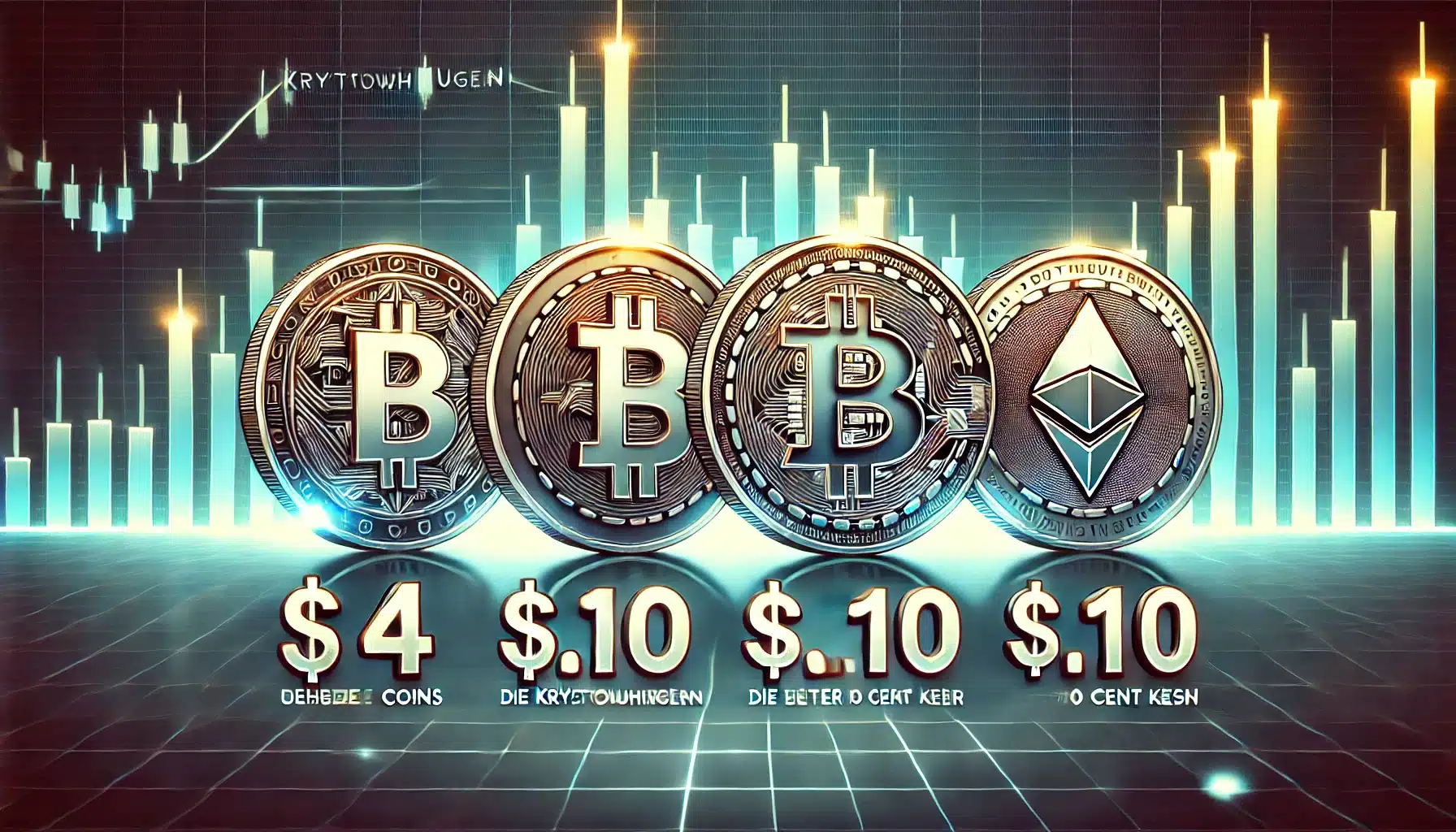 Günstige Kryptowährungen: 4 Coins, die unter 10 Cent kosten