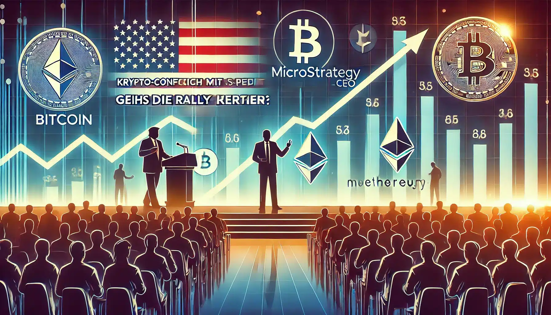 Krypto-Konferenz mit Donald Trump und Michael Saylor: Geht die Rallye weiter?